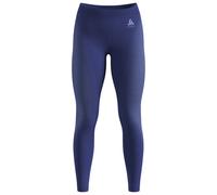 Odlo - Women's BL Bottom Long Performance Warm Eco - Synthetic base layer size XS, blue