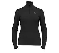 Odlo Women's Bl Top Turtle Neck L/S Half Zip Fundamentals Active Warm Eco Long Sleeve Shirt (Pack of 1)