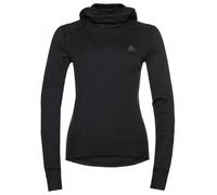 Odlo - Women's BL Top With Facemask L/S Active Warm Eco - Synthetic base layer size S, black