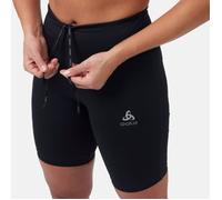 Odlo Women's Essential Black Compression Running Shorts for Optimal Performance