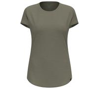 Odlo - Women's Essential Natural T-Shirt Crew Neck S/S - Sport shirt size M, grey/olive