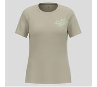 Odlo Women's Essential Short Sleeve T-Shirt in Agate Gray for Comfortable Running