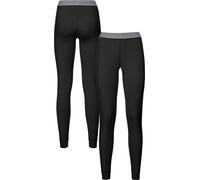 ODLO Women's Merino 200 Base Layer Tights {O-111801} - Black - Medium
