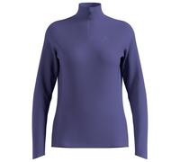 Odlo - Women's Mid Layer 1/2 Zip Essential Ceramiwarm - Sport shirt size XS, blue
