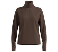 Odlo - Women's Mid Layer 1/2 Zip Essential Thermal - Running shirt size XL, brown