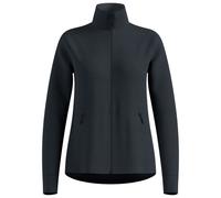 Odlo - Fleeces with zip - Mid Layer Full Zip Essential Grid Fleece W Black Melange for Women - Size XS Black XS