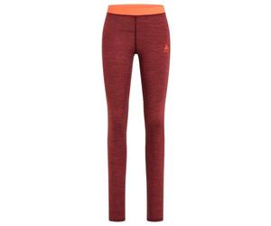 Odlo - Women's Natural Performance Wool 130 Base Layer Tights - Merino base layer size S, red