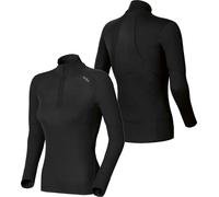 ODLO Women's ODLO Active Extra Warm Eco Half Zip Base Layer {O-159211} - Black - Medium