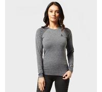 Odlo Womens Performance Light Long-Sleeve Base Layer Top Lt Grey Size S
