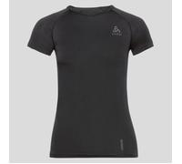 Odlo Women's Performance X-Light Eco Crew Neck Top - Lightweight Running Midlayer in Black