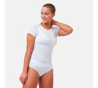 ODLO Women's Performance X-Light Eco Short Sleeve Base Layer, White, S