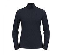 Odlo Women Long-sleeved shirt with zipper ROY, dark sapphire - black - stripes, L