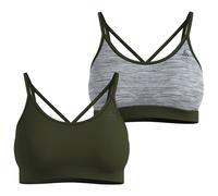 Odlo Seamless Low Sports Bra Green,Grey M Woman