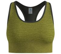Odlo - Breathable bra - Seamless Medium - Padded Bra W Guacamole Melange for Women - Size S - Khaki Khaki S