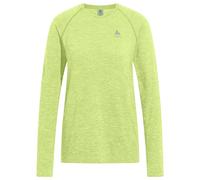 Odlo - Women's T-Shirt Crew Neck L/S Essential Seamless - Sport shirt size XS, green