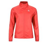 Odlo Women's Zeroweight Running Jacket in American Beauty - High Neck for Ultimate Comfort