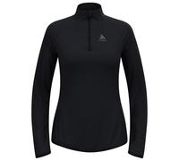 Odlo - Women's Zeroweight Warm Mid Layer 1/2 Zip - Running shirt size S, black