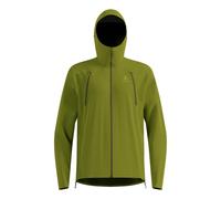 Odlo X-Alp Waterproof Pro Running jacket Men - green, Size XL