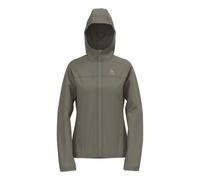 Odlo X-Alp Waterproof Running Jacket Women - Khaki, Size L