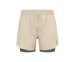 Odlo Zeroweight 5in 2in1 Running shorts Men-grey, Size XL