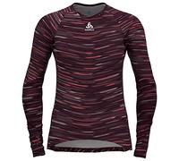 Odlo ZEROWEIGHT CERAMIWARM Women's Long-Sleeved Cycling Top, winetasting, S