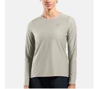 Odlo Zeroweight Chill-tec Long Sleeve T-shirt Beige,Grey L Woman