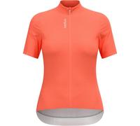 ODLO Zeroweight Chill-tec S/u Collar S/s Full Zip W - Women - Orange - size L- model 2024 L