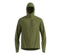 Odlo Zeroweight Dual Dry PK Waterproof Running jacket Men-green, Size M