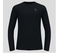 Odlo Zeroweight Men's Long Sleeve Crew Neck Tee - Lightweight, Breathable Running and Training Top in Black