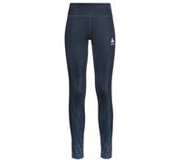 Odlo Zeroweight Print Long Tights XL Women - Ideal for Running and Training in Blue