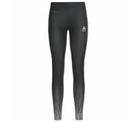 Odlo Zeroweight Print Long Tights XS - Black for Running & Training in All Weather Conditions