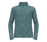 Odlo Zeroweight Print Running Jacket Men - Blue Grey, Size L