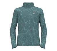 Odlo Zeroweight Print Running Jacket Men - Blue Grey, Size S