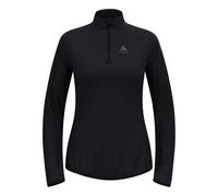 Odlo Zeroweight Warm Mid Layer 1/2 Zip Running Shirt Women - Black, Size L