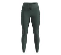 Odlo Zeroweight Warm Reflective Running Tights Women - Olive, Size XL