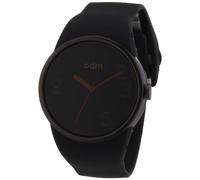 ODM Blink Unisex Quartz Watch with Black Dial Analogue Display and Black Silicone Strap DD131-06