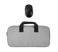 odmenot Portable Touchscreen Keyboard Monitor Dedicated Package Oxford Black Keyboard Carrying Case Waterproof 15.4x7.3x2inch Metal Zippers Buckle Protection Fits 98-Key Keyboards