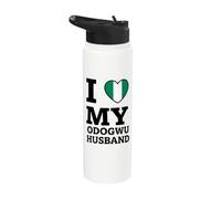 Odogwu I Love My Husband Nigerian Pride Stainless Steel Insulated Water Bottle