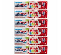 Odol med 3 Milk Teeth Toothpaste 6x 50ml for Children 0,5 - 5+ -1000ppm Fluoride