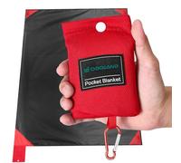 Odoland Picnic Blanket 110 x 160 cm Pocket Blanket Heatproof Sandproof Thin Ground Sheet - Lightweight Foldable Beach Mat for Outdoor Camping, Travel, Hiking, Picnic for 1-2 People