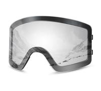 Odoland Ski Goggles Set with Detachable Magnetic Lens, Frameless Interchangeable Lens for Cloudy or Sunny, Anti-Fog UV Protection Men Women Snow Goggles for Skating Skiing and Snowboard Transparent