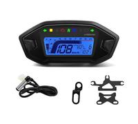 Odometer Display 7 Colors Digital Tachometer Moto Dashboard 10000RPM Motorcycle Display Odometer For 1 2 4 Cylinder