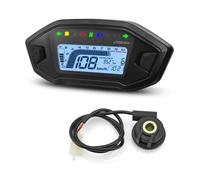 Odometer Display HD 12V Moto Dashboard Digital Tachometer Motorcycle Instrument 7 Color Display 0~10000 For 1-4 Cylinder