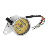 Odometer Display Motorcycle Backlight Dual Odometer 0-140KM/H Meter Gauge Vintage Tachometer Universal Multipel Function