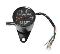 Odometer Display Motorcycle Backlight Dual Odometer 0-140KM/H Tachometer Gauge Universal