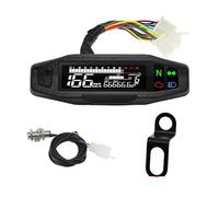 Odometer Display Universal Gauge Motorcycle Meter Tachometer Digital Odometer Electric Injection Carburetor Instrument For Motor 12V