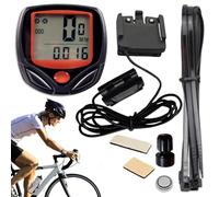 Odometer For Bikes - Waterproof Wired SpeedTracker, LCD Display Meter, MultiFunction MileageSystem, RealTime RideData Monitor, Distance Travel Counter Device | For Bikes Scooters