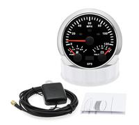 Odometer fuel meter rpm counter 85MM 3 IN 1 Gauge 0-120 MPH 8-16V Voltmeter Fuel Level Gauge 7 Color Backlight Speed Meter Gauge