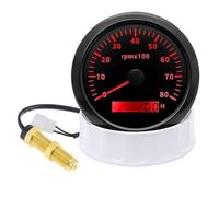 Odometer fuel meter rpm counter 85MM Tachometer For Boat Motor 0~8000 Tacho Gauge Digital Hourmeter Tach Sensor M16 For Gasoline Diesel Engine 12V 24V