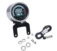 Odometer fuel meter rpm counter Multi-functional Gauges Instruments 12V Motorcycle Odometer Tachometer Meter Fuel Level Speed Meter Indicator Round 12000rpm